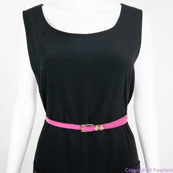 Talbots black sleeveless pockets maxi dress with button detail side slits, PL - Picture 4 of 16